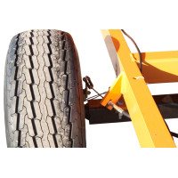 Anhänger mit Beleuchtung und Bremse PRO-B 1,5