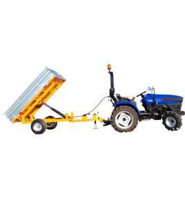 Anhänger mit Beleuchtung und Bremse PRO-B 1,5